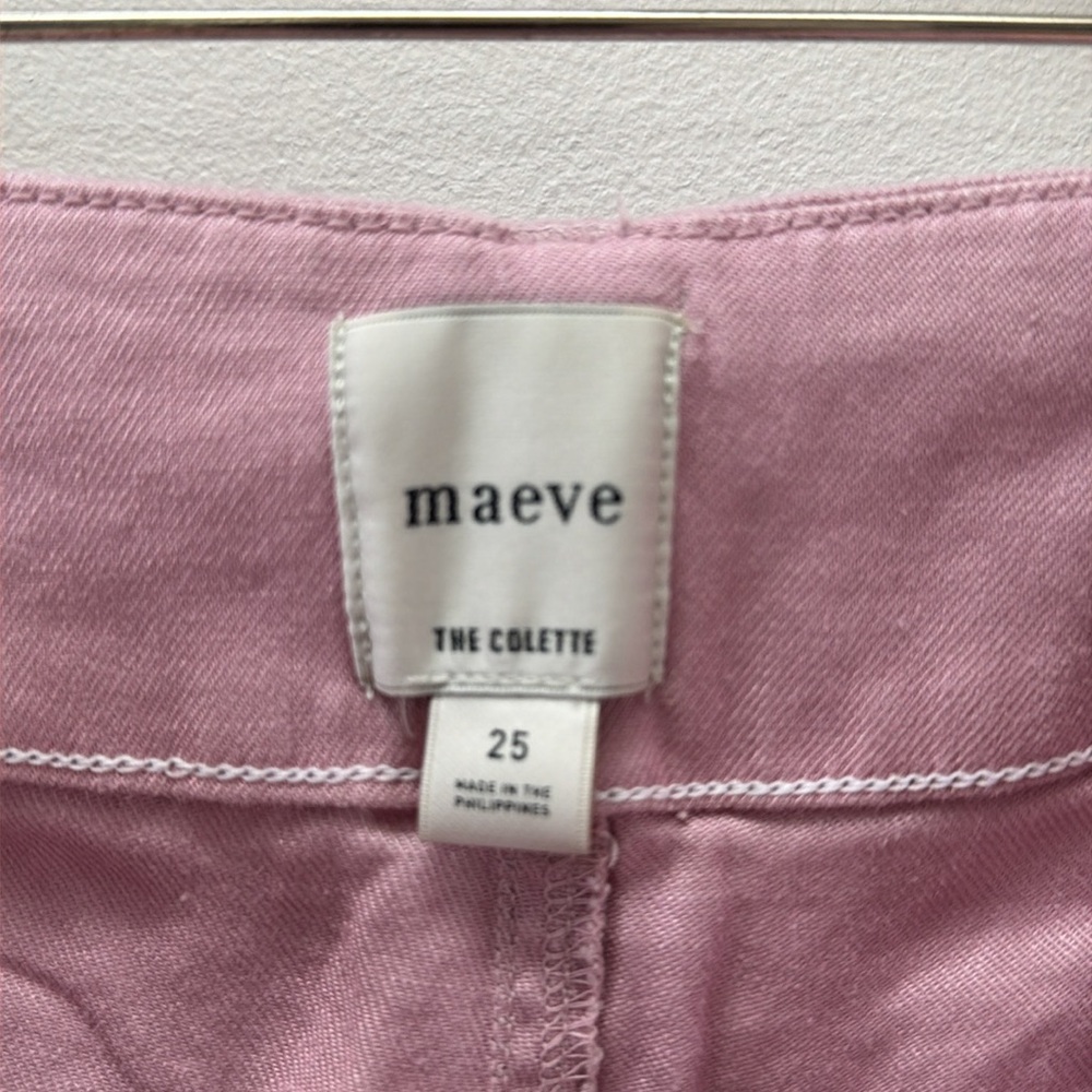 Maeve The Colette linen blend crop wide leg pants - Picture 5 of 5